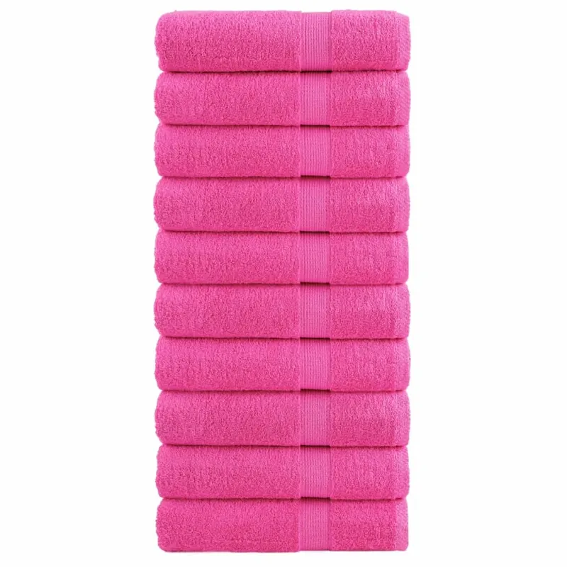 prosoape de dus premium solund 10 buc. roz 70x140 cm 600 gsm