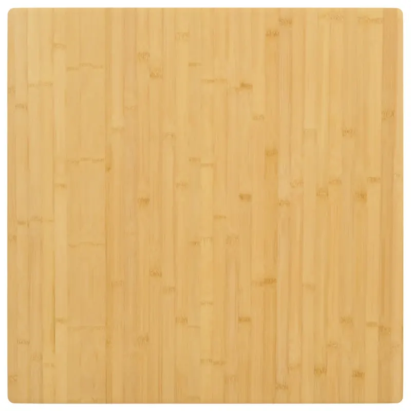 blat de masa, 80x80x2,5 cm, bambus