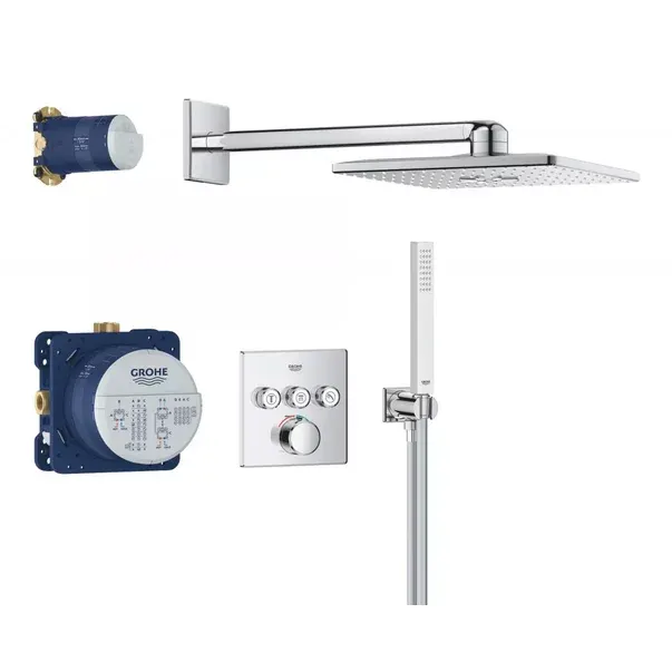 Sistem de dus Grohe 34873000, SmartControl, tip incastrare incastrat, pentru dus, tip comanda dubla comanda, crom