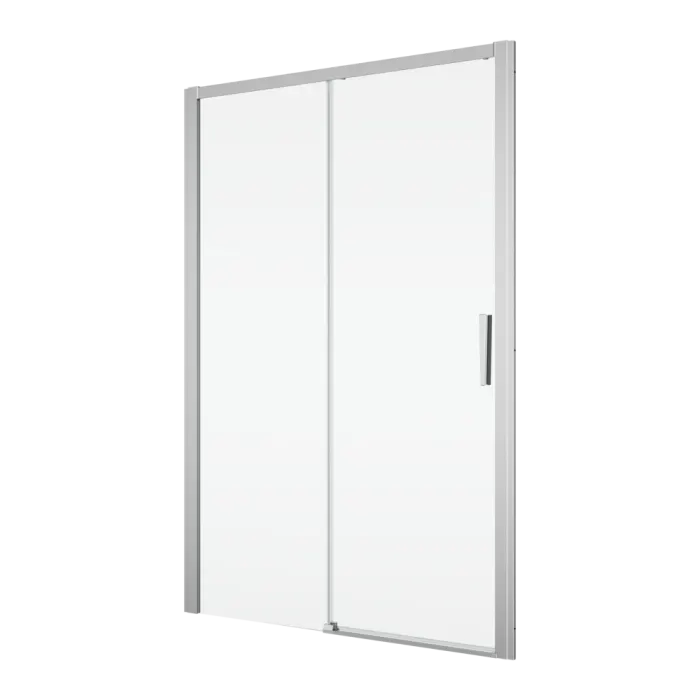 Usa dus glisanta 130 cm, grosime sticla 6 mm, tratament anticalcar, profil crom, Ronal Divera