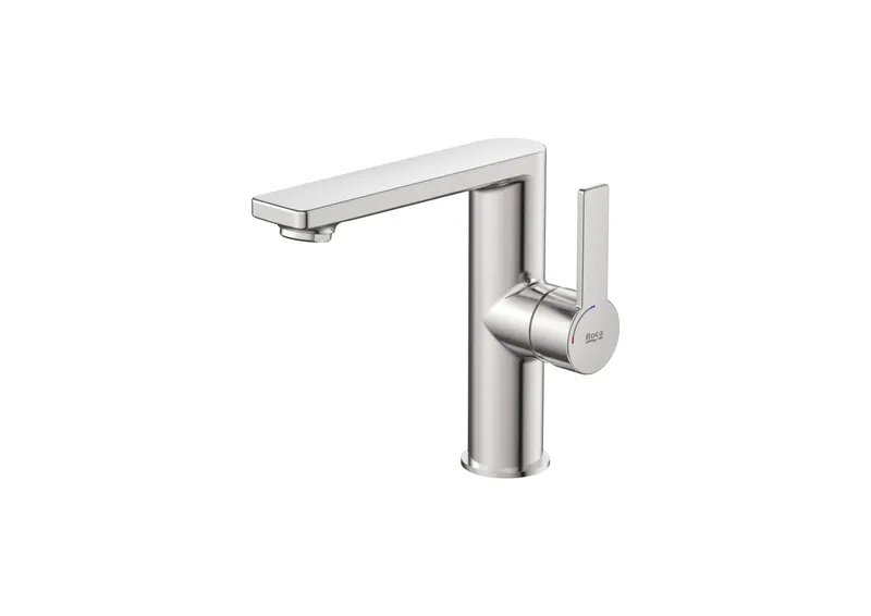 Baterie lavoar Roca A5A405FSM0, 28 mm, 5 l min, 0.5 bar, 35 mm, 165 mm, 135 mm, 400 mm, Otel satinat