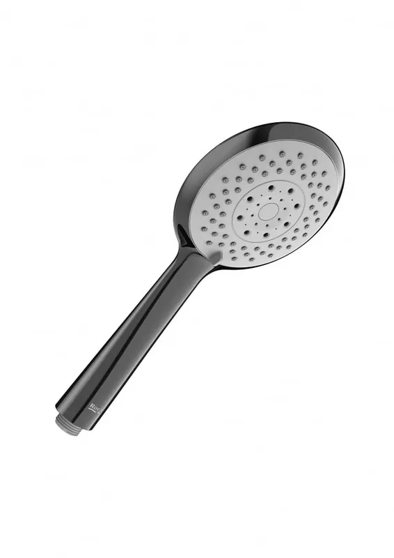 Para de dus Roca A5B1107CN0, dus Sensum, diametru 130 mm, 4 functii, montaj universal, racord 1 2 , negru