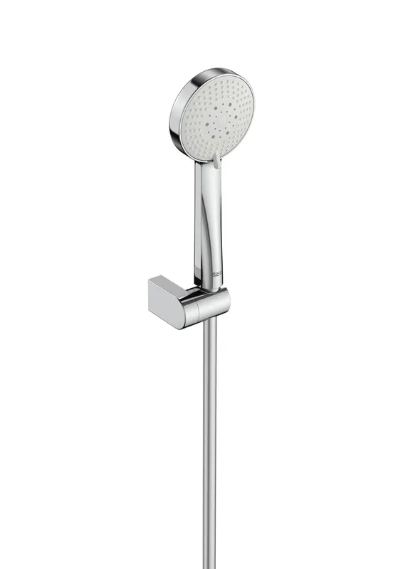 Set para de dus Roca A5B8313C00, dus Stella, diametru 100 mm, 3 functii, montaj universal, racord 1 2 , crom