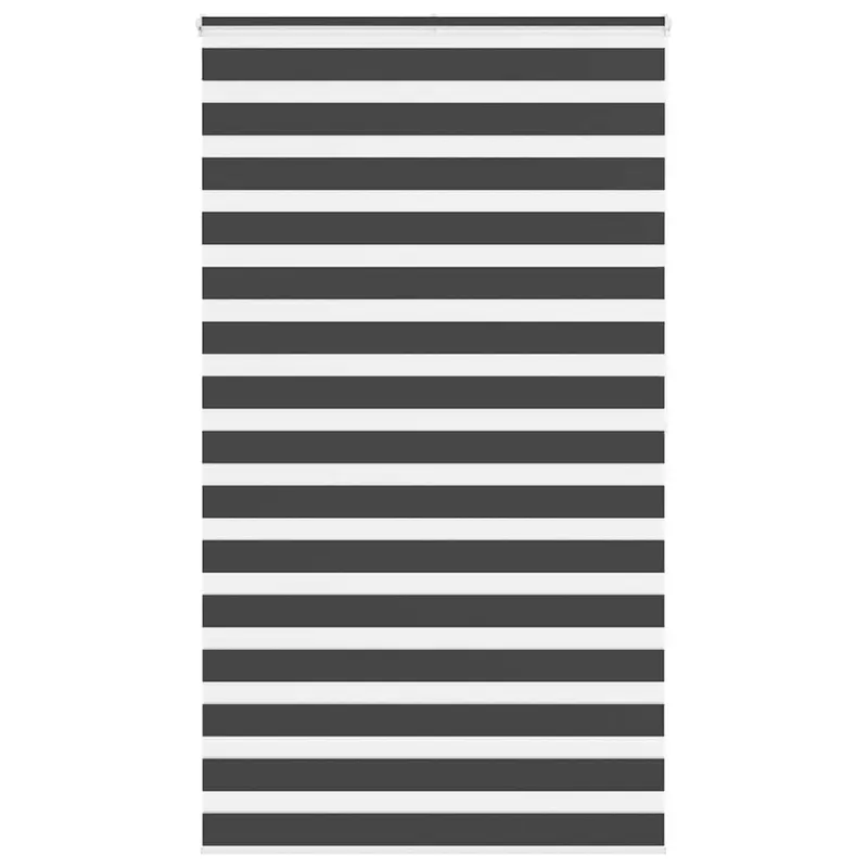 jaluzea tip zebra neagra latime tesatura 120,9 cm poliester