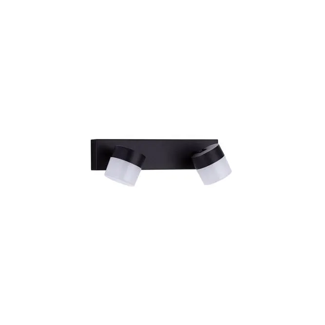 Aplica de perete TEKO 2 IP44 - Negru