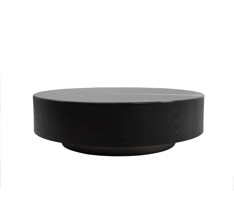 Masuta de cafea LARGOS Ø100 x 30 CM - Negru