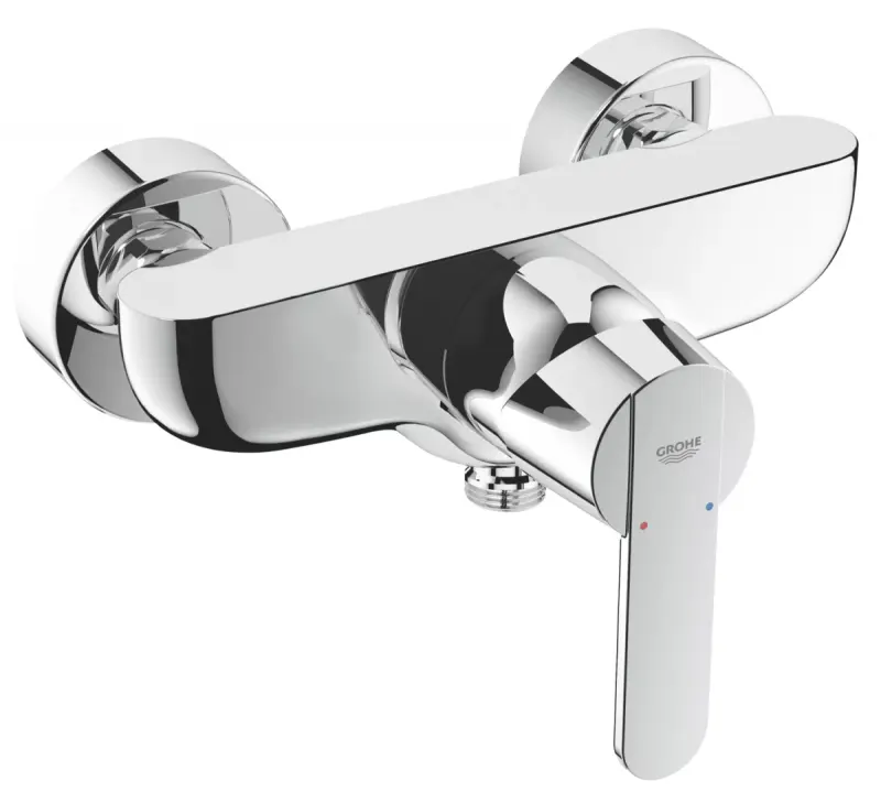 Baterie de dus Grohe Get 32888000, 1 2 , monocomanda, aparent, cartus ceramic, limitator, crom