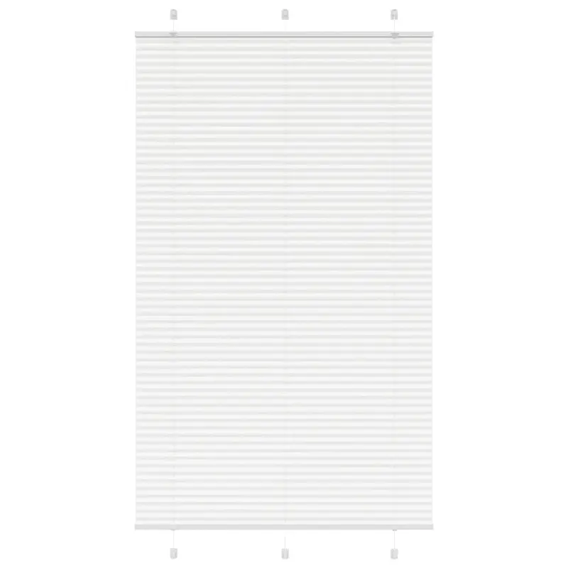 jaluza plisata alb 120x200 cm latime tesatura 119,4 cm