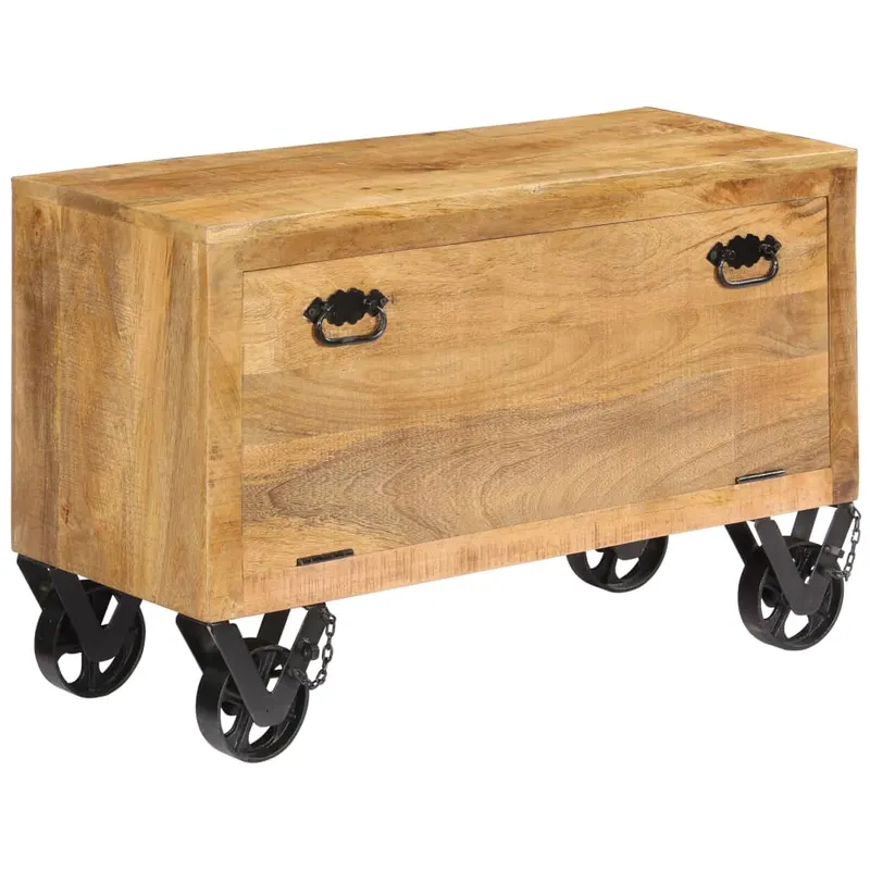 pantofar, 86 x 35 x 55 cm, lemn masiv de mango