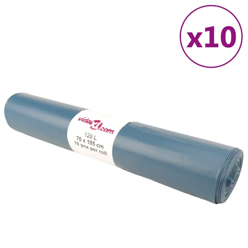 saci de gunoi 100 buc. albastru 120 l