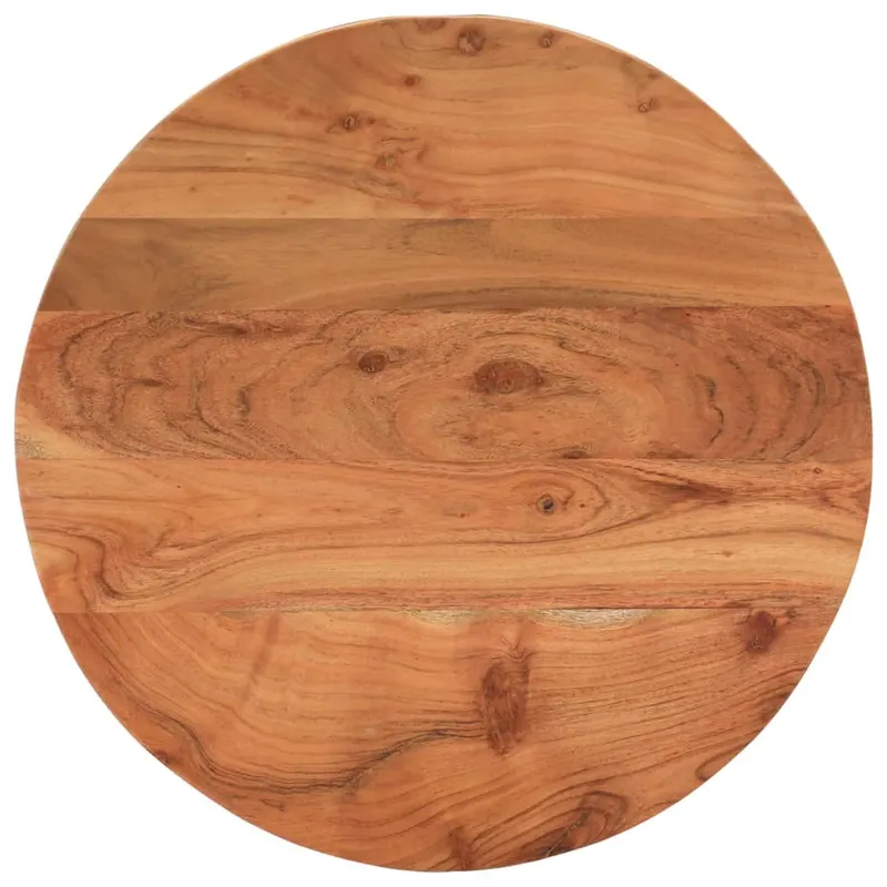 Blat de masa rotund, Ø40x3,8 cm, lemn masiv de acacia