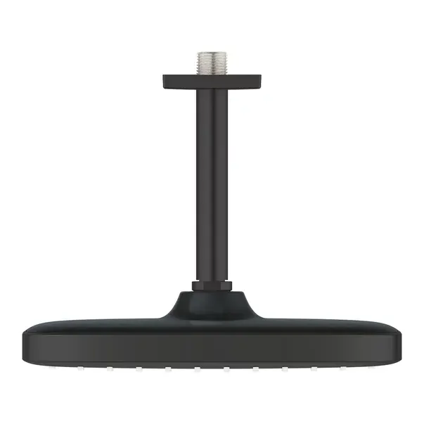 Dus fix Grohe 266882430, 250 mm, 1 bar, 189 mm, 1 pulverizari, 1 2 conexiune instalare, pivotant, Negru