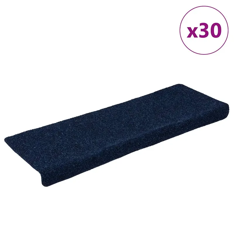 Covorase scara autoadezive 30 buc navy 65x21x4 cm
