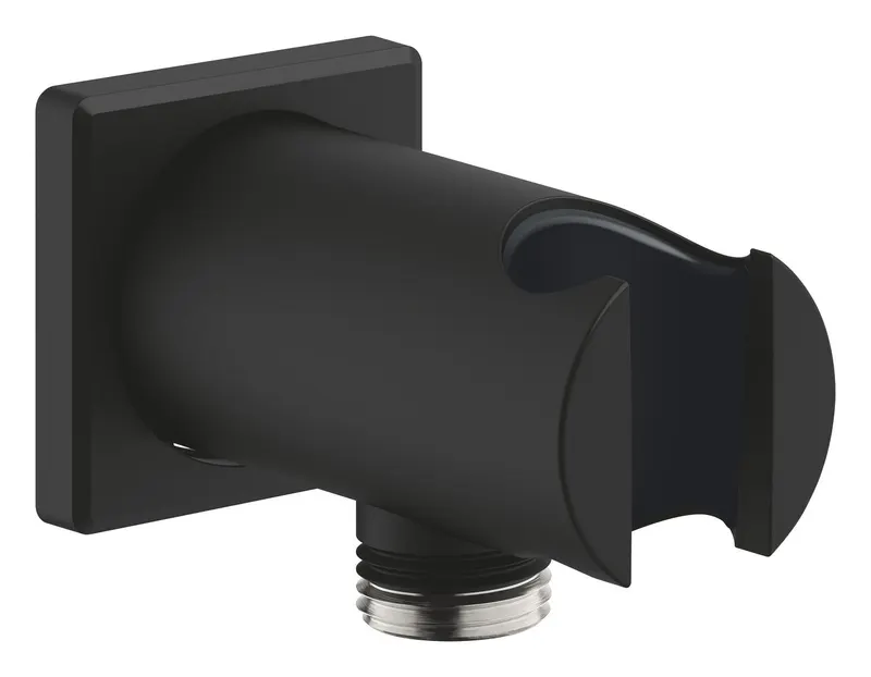 Cot iesire dus Grohe 26659KF0, Rainshower, 1 2 x 1 2 , suport para, mat, negru