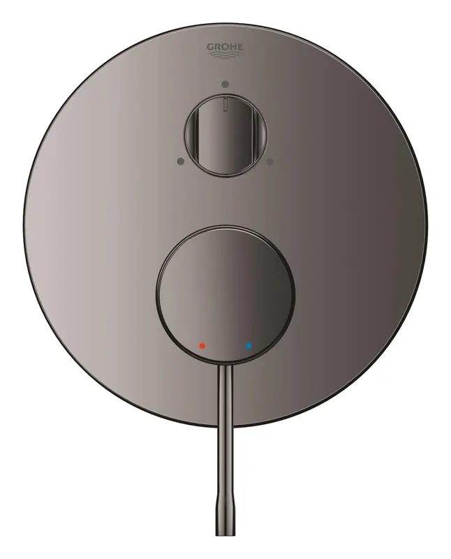 Unitate comanda Grohe 24169A01, Essence, aparenta, 3 iesiri, diverter, necesita valva, lucios, grafit