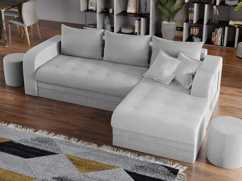 Coltar Delta Mixt Gri Deschis — imaginea 2