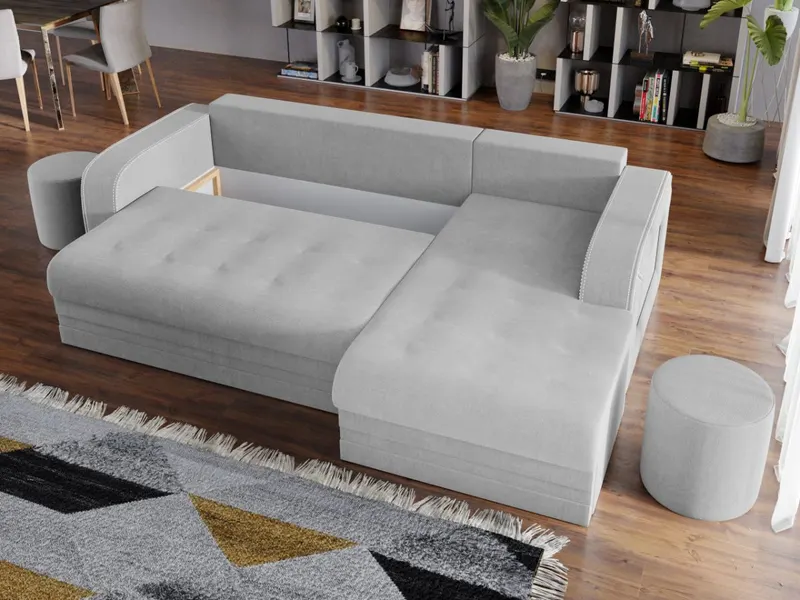 Coltar Delta Mixt Gri Deschis — imaginea 3