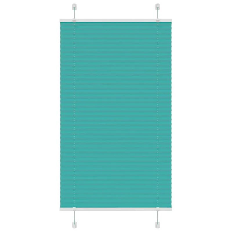 jaluza plisata verde petrol 80x150cm latime tesatura 79,4 cm