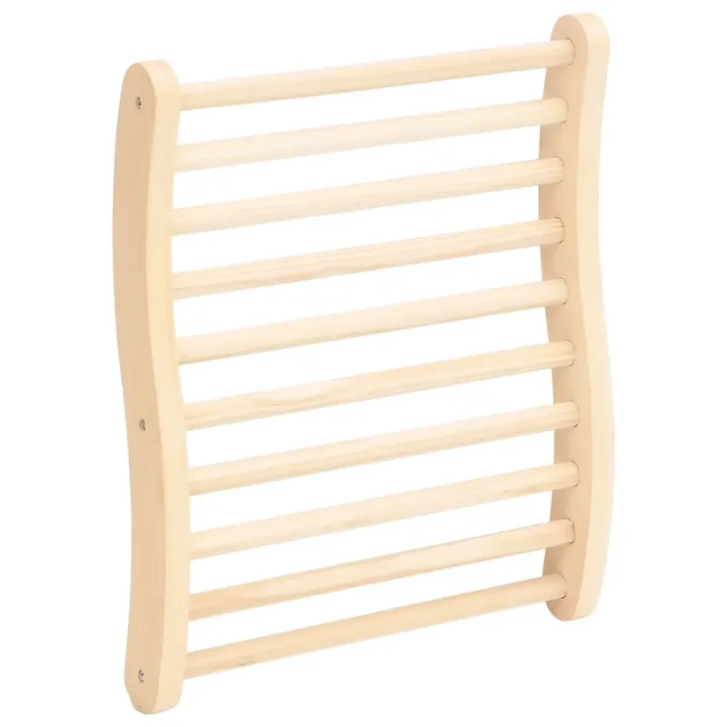 spatar pentru sauna in forma de s, lemn masiv de pin