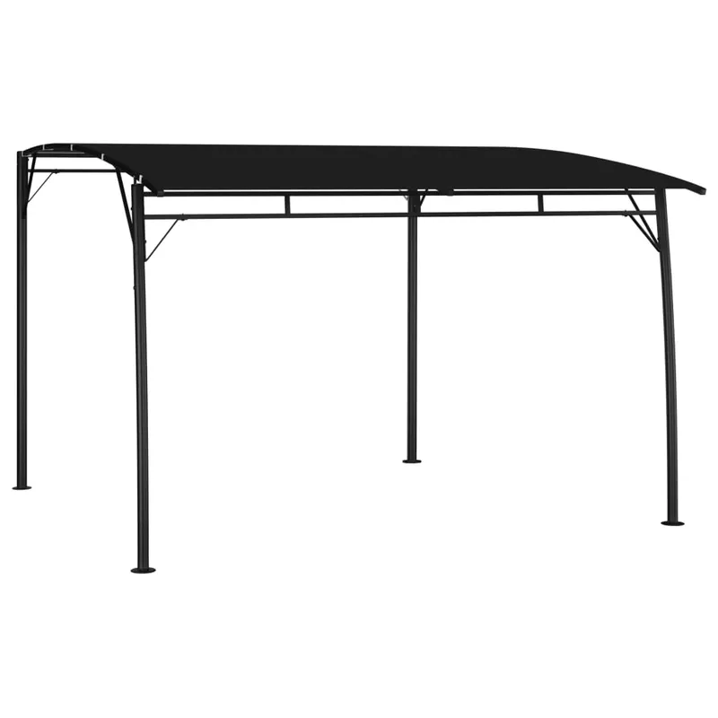 parasolar de gradina, antracit, 3x3x2,55 m