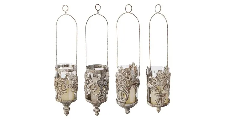 Lampa suspendata din metal antichizat