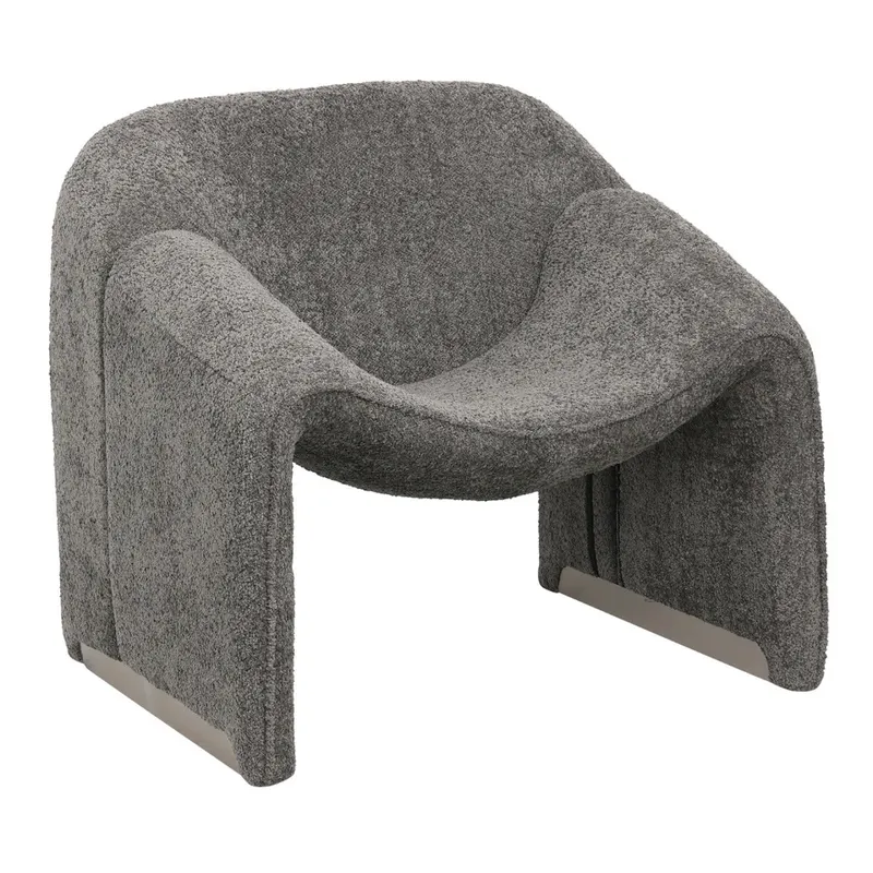 Fotoliu MEMPHIS BOUCLE - Grey