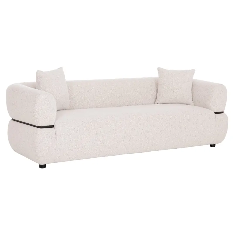 Canapea 3 locuri AMWAY 229CM - Cream