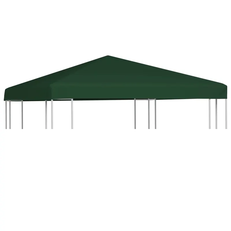 acoperis de pavilion, 310 g/m2, verde, 3 x 3 m