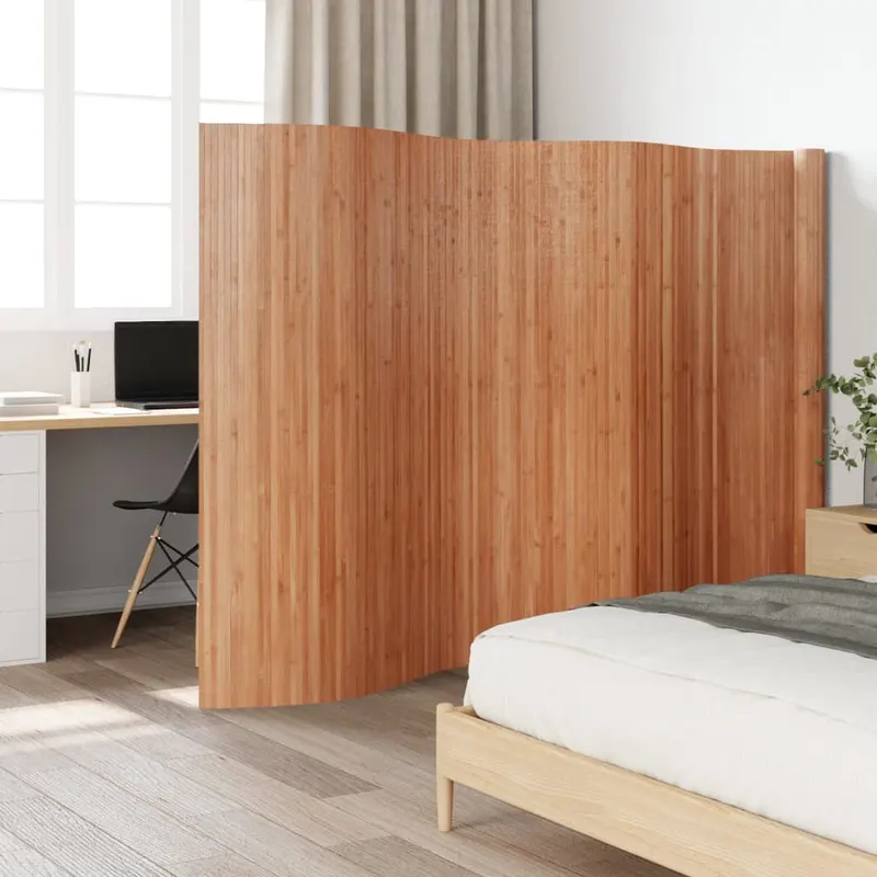 paravan de camera ,natural, 165x600 cm, bambus