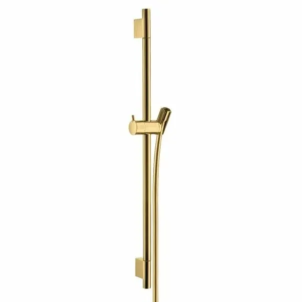 Bara cu furtun de dus Hansgrohe Unica S Puro 65 cm auriu lucios