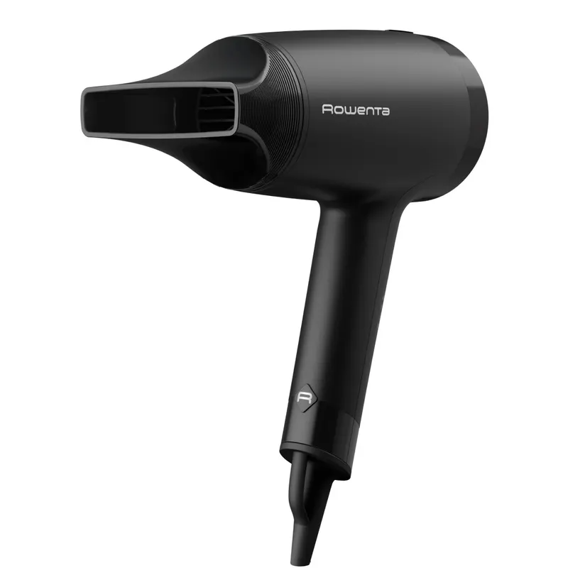 Uscator de par Rowenta Express Style CV1801F0, 1600W, 2 trepte de temperatura si putere, Tehnologia Effiwatts, concentrator, Negru