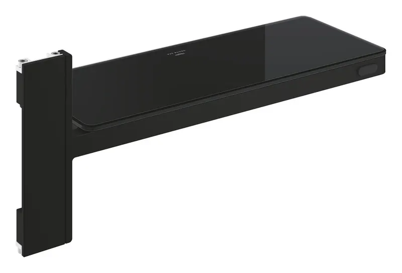 Raft sistem dus Grohe 101677KF00, SPA Aqua Pure, 231 x 91 mm, metal acril, mat, negru