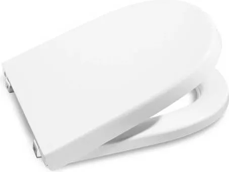 Capac WC Roca A8012A200B, 447 mm, 367 mm, 1 functii speciale, capac softclose, oval, duroplast, eliberare rapida, Alb