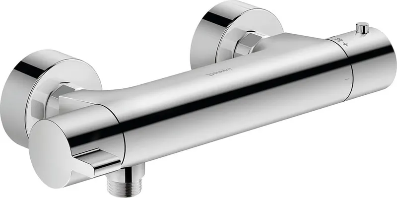 Baterie dus Duravit B24220000010, B.2, tip incastrare aparent, tip comanda monocomanda, termostat, crom