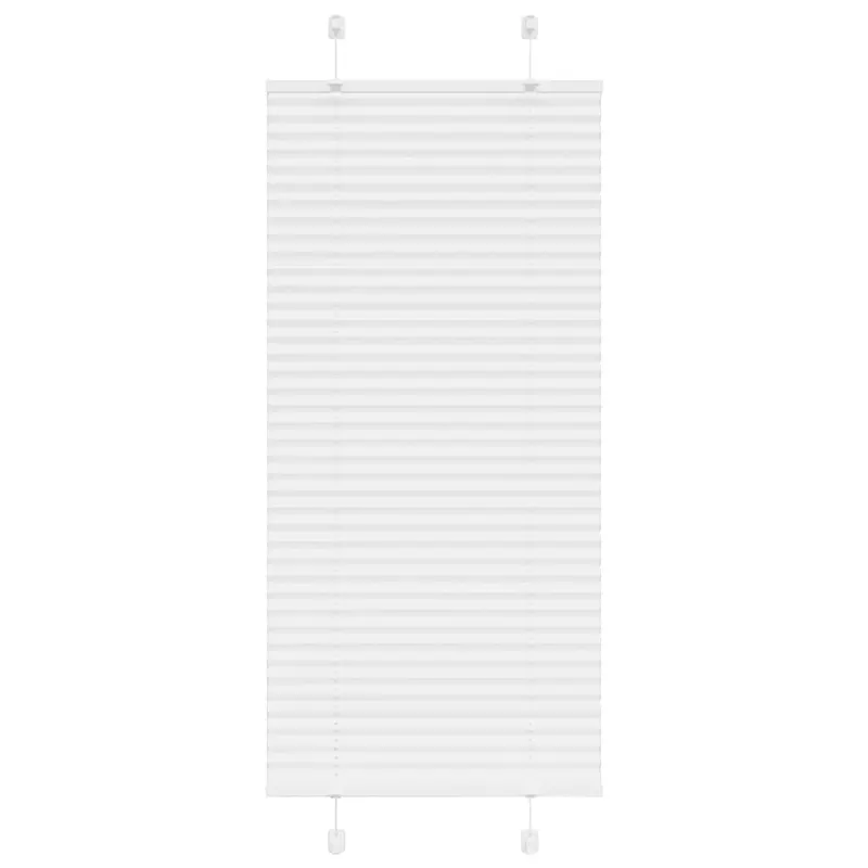 jaluza plisata alb 55x150 cm latime tesatura 54,4cm poliester