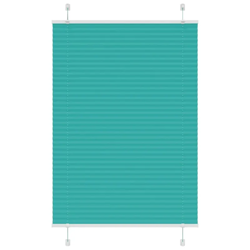jaluza plisata verde petrol 85x150 cm latime tesatura 84,4 cm