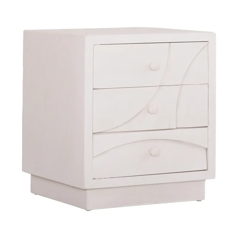 Noptiera TIRSA 48 x 38 x 55 CM - Alb