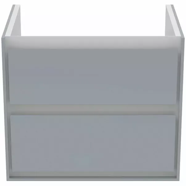 Dulap suspendat pentru lavoar gri deschis mat Ideal Standard Connect Air 60 cm