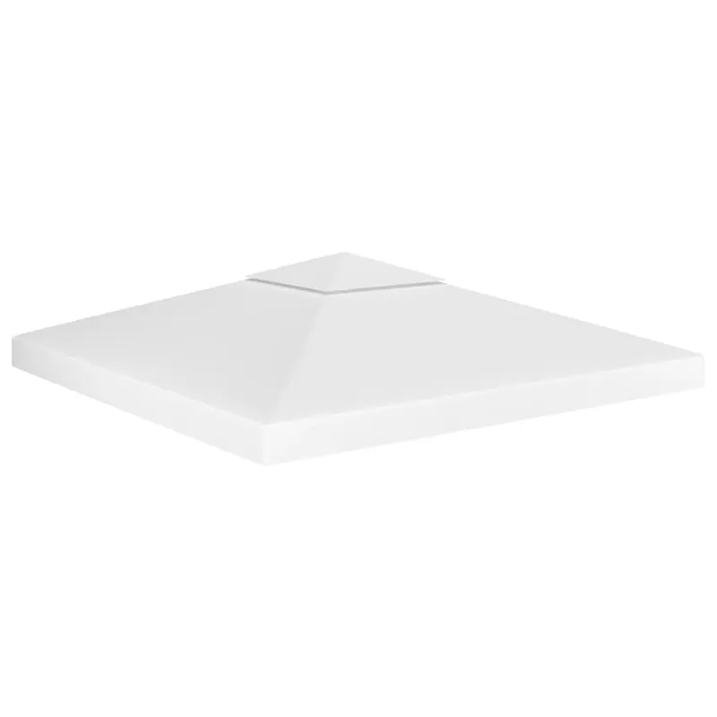 acoperis de pavilion cu 2 niveluri, alb, 3x3 m, 310 g/m2