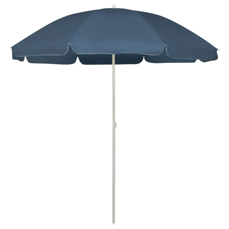 umbrela de soare de plaja, albastru, 240 cm