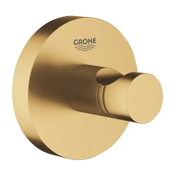 Agatatoare Grohe 40364GN1, Essentials, pe perete, metal, mat, auriu