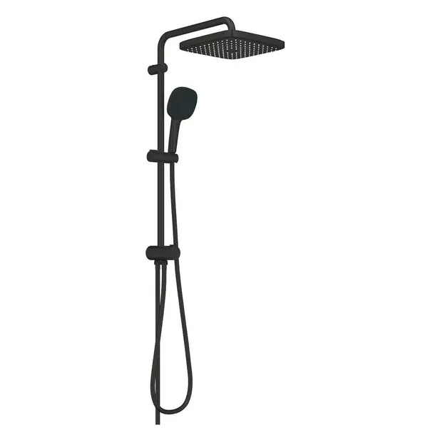 Coloana de dus negru mat Grohe Tempesta Cosmopolitan 250 Cube fara baterie