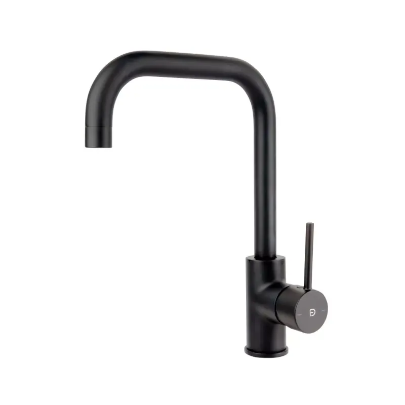 Baterie bucatarie Fdesign Avanza, inalta, tip U, mat, negru, FD1-A07-4-22