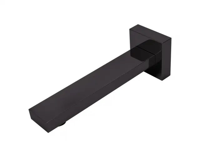 Pipa fixa rectangulara, negru mat, Inula FDesign