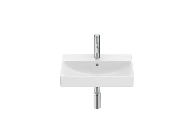 Lavoar Roca A32768E000, Ona, montaj pe perete, preaplin, zona montaj interior, elemente fixare ascunse, alb