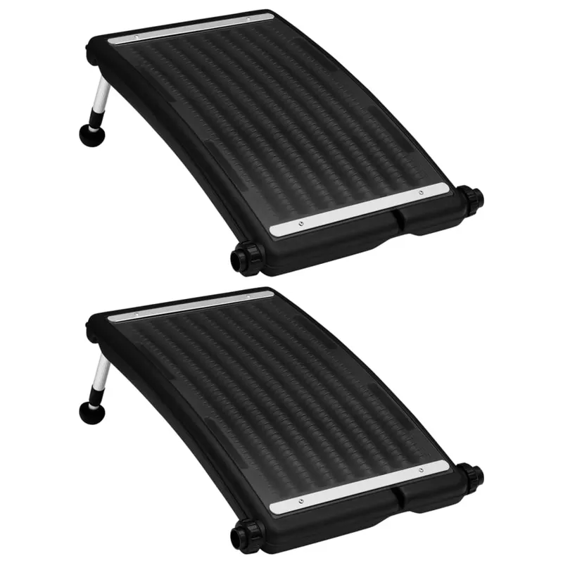 panouri solare de incalzire piscina, 2 buc., 72,5x46 cm, curbat
