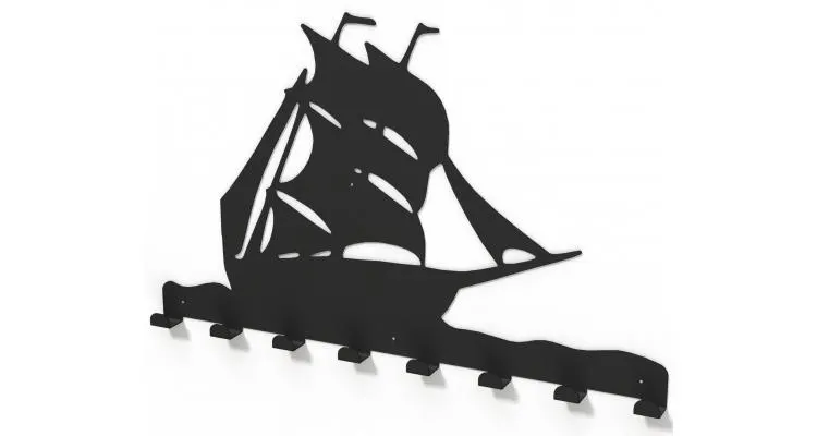 Cuier metalic CORABIE -model 4017 Negru