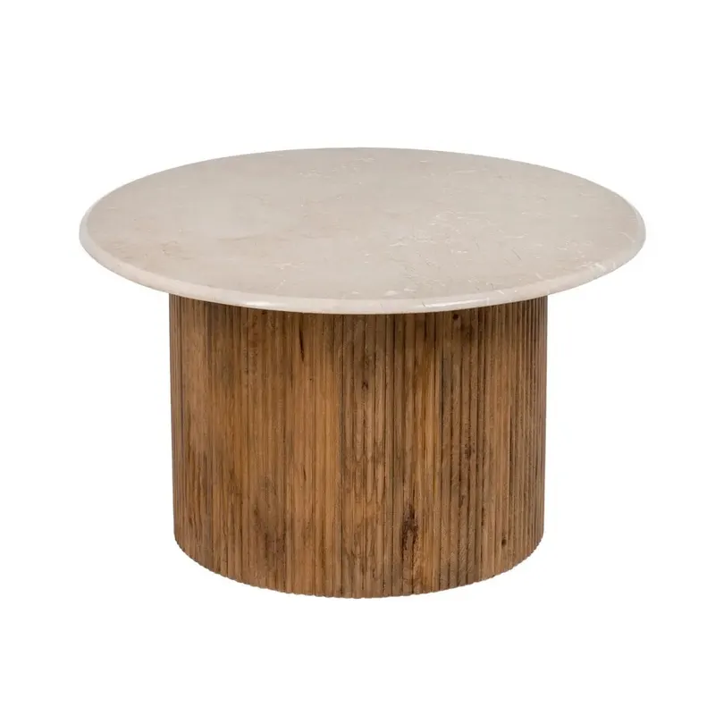 Masuta de cafea ASVOK WOOD Ø76 x 45 CM