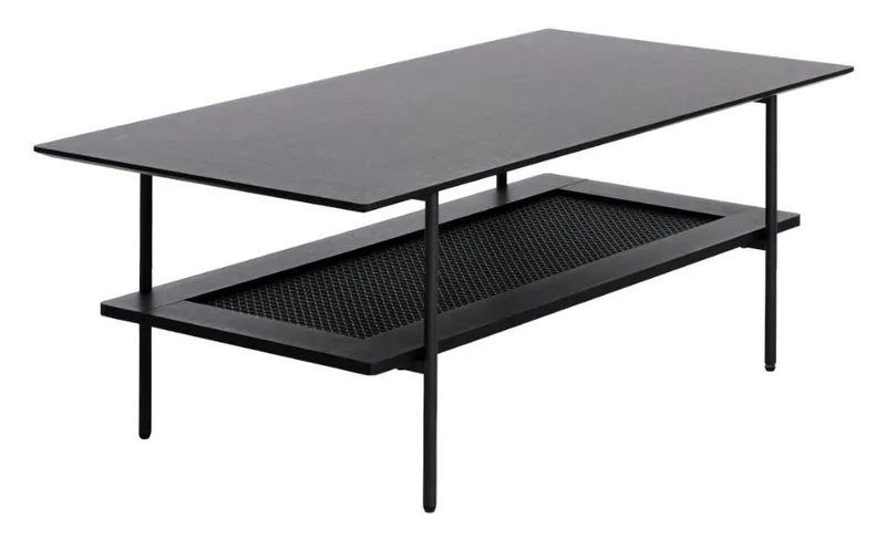 Masuta de cafea VAROLA 110 x 55 x 40 CM - Negru