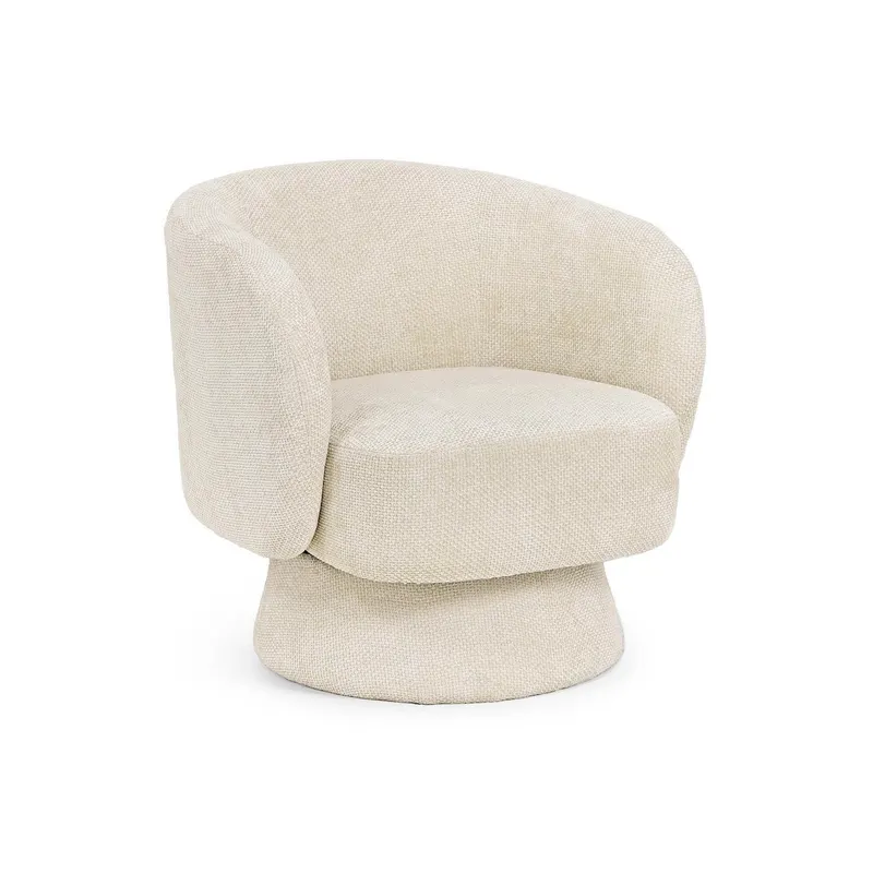 Fotoliu JULIENNE SHELL SWIVEL - Beige